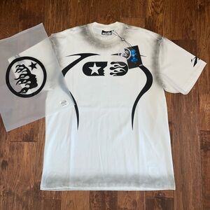 White Graphic Men's Shirt